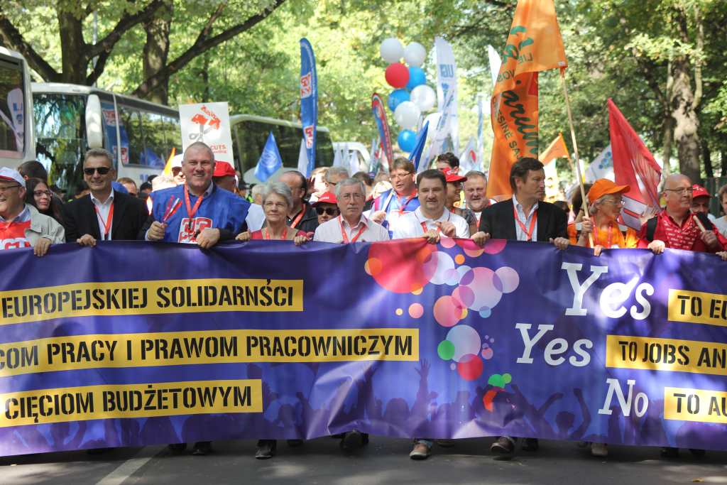 Związkowcy manifestowali we Wrocławiu