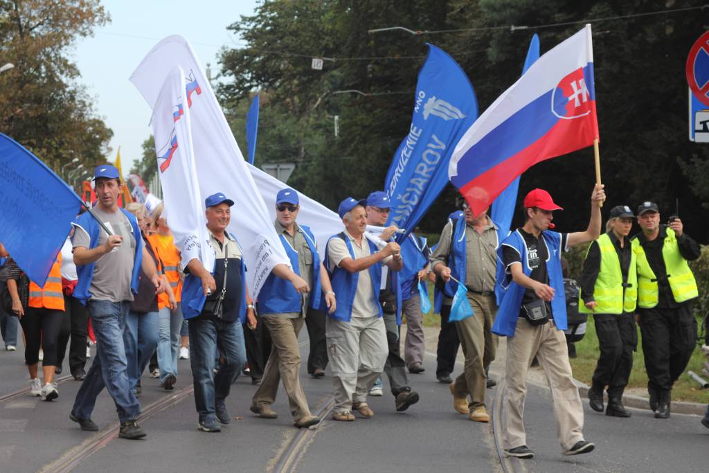 Związkowcy manifestowali we Wrocławiu