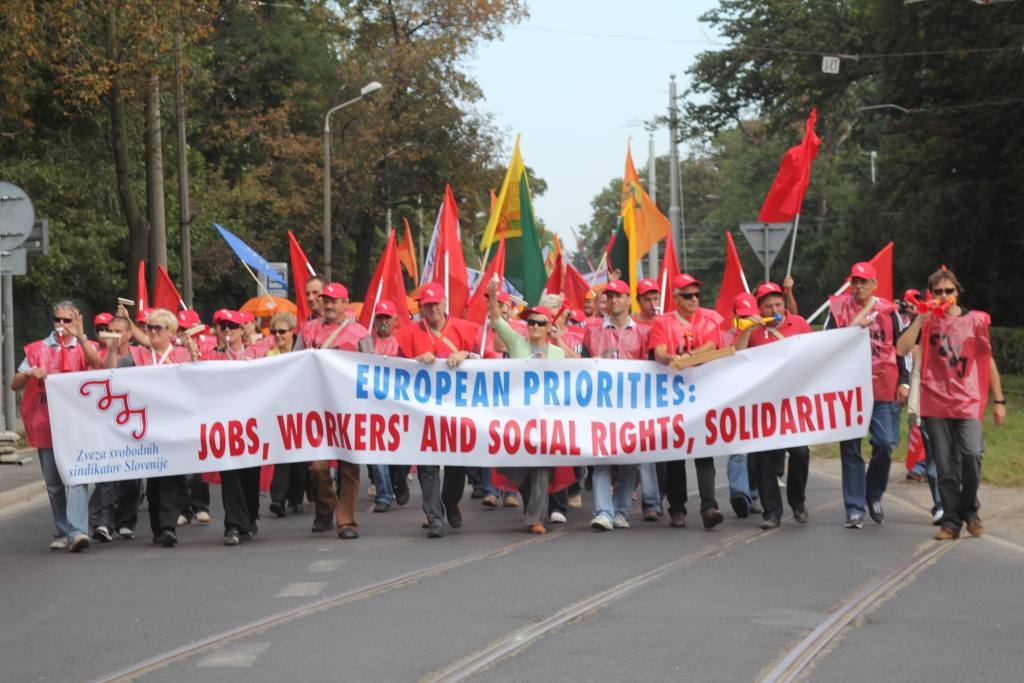 Związkowcy manifestowali we Wrocławiu