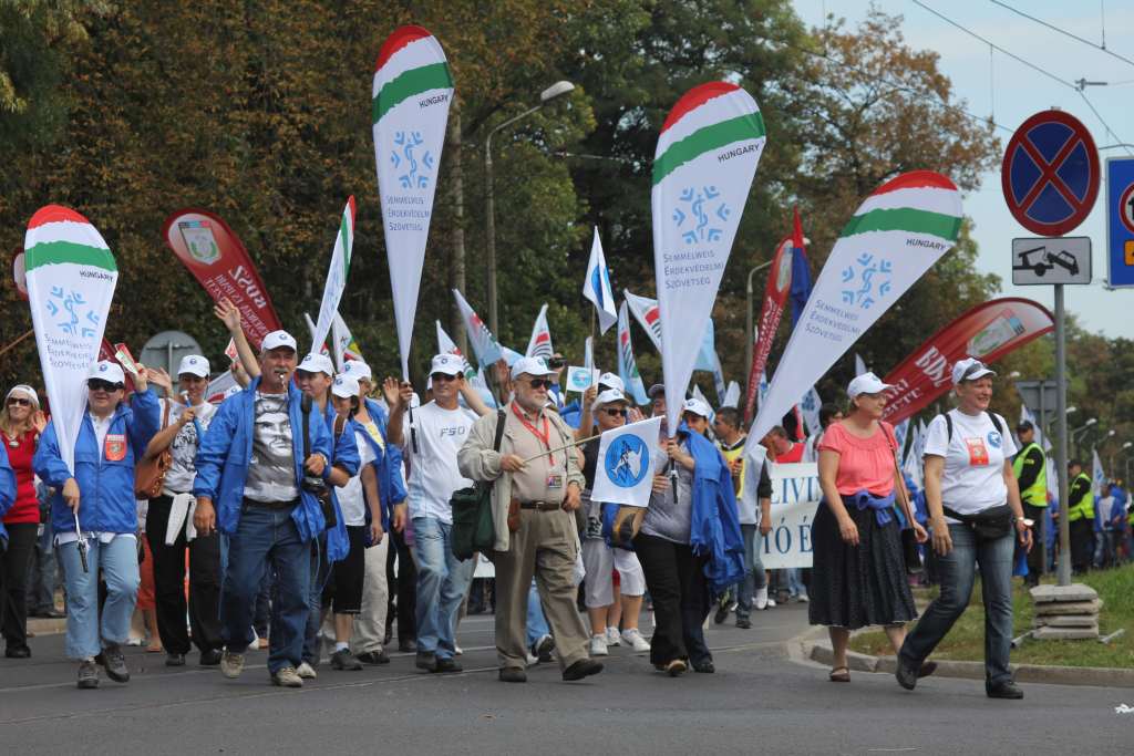 Związkowcy manifestowali we Wrocławiu