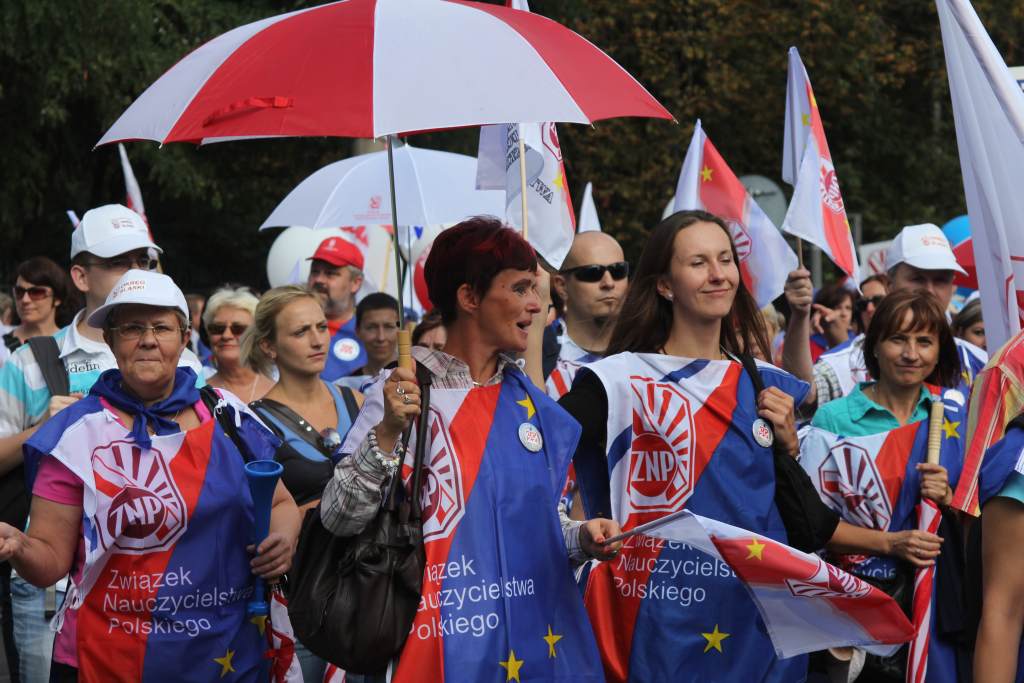 Związkowcy manifestowali we Wrocławiu