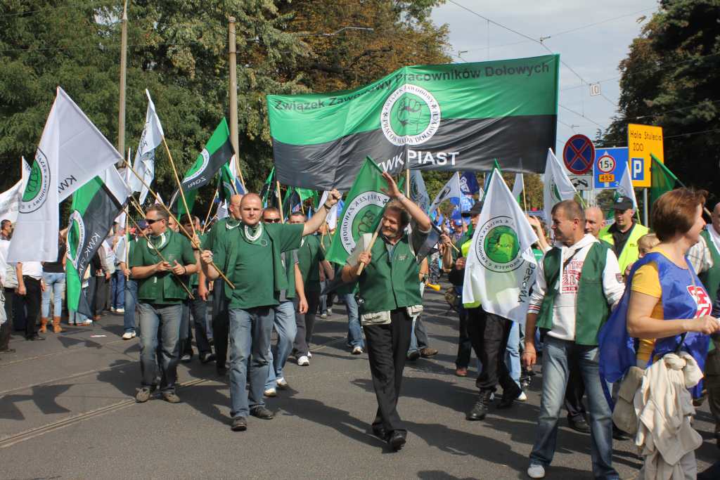 Związkowcy manifestowali we Wrocławiu