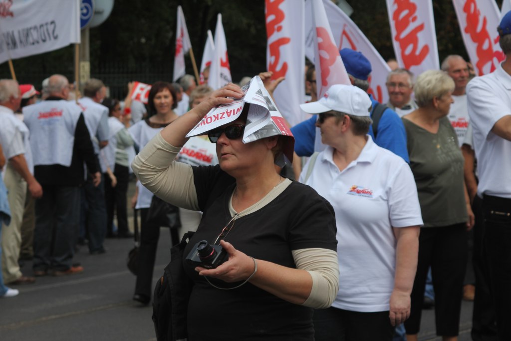 Związkowcy manifestowali we Wrocławiu