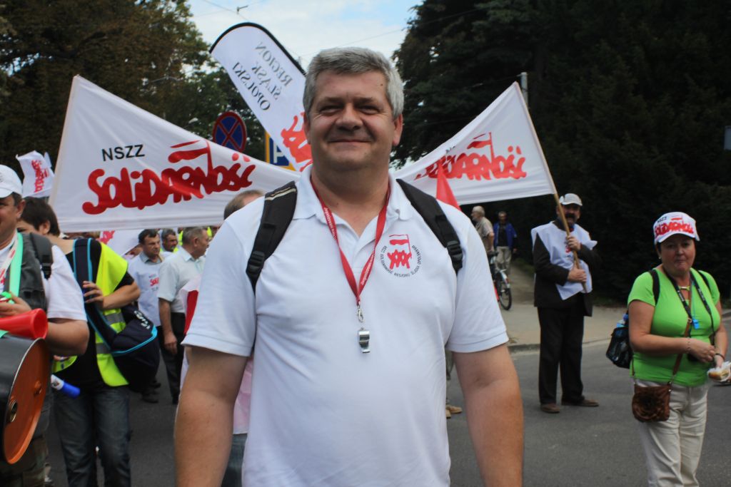 Związkowcy manifestowali we Wrocławiu