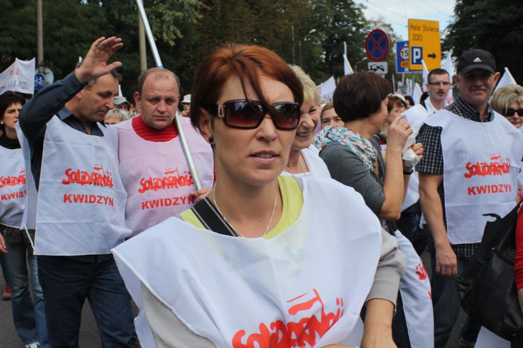 Związkowcy manifestowali we Wrocławiu