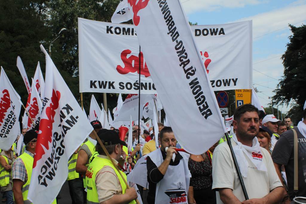 Związkowcy manifestowali we Wrocławiu