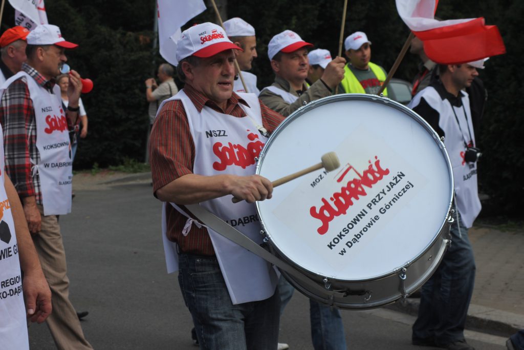 Związkowcy manifestowali we Wrocławiu