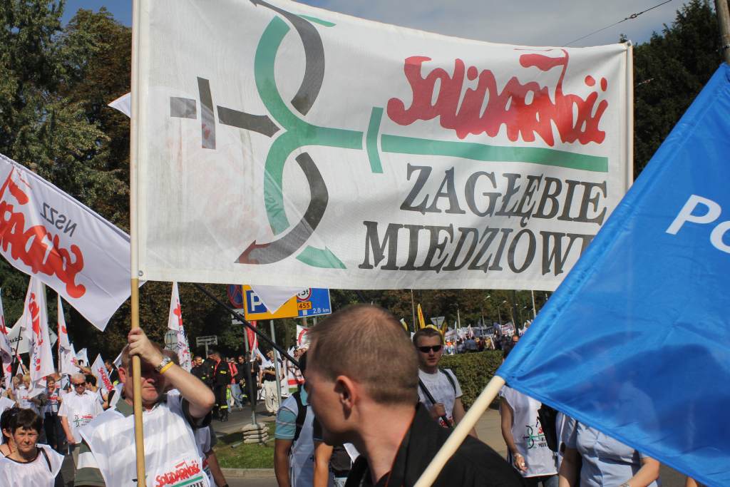Związkowcy manifestowali we Wrocławiu
