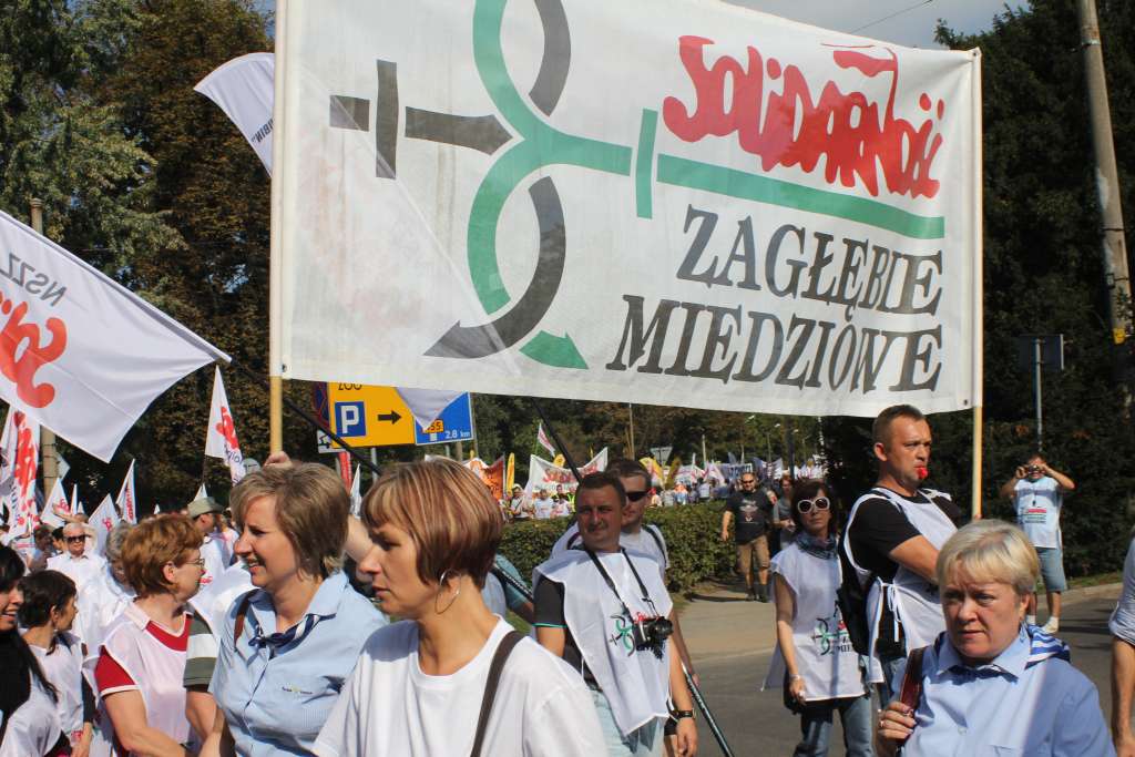 Związkowcy manifestowali we Wrocławiu