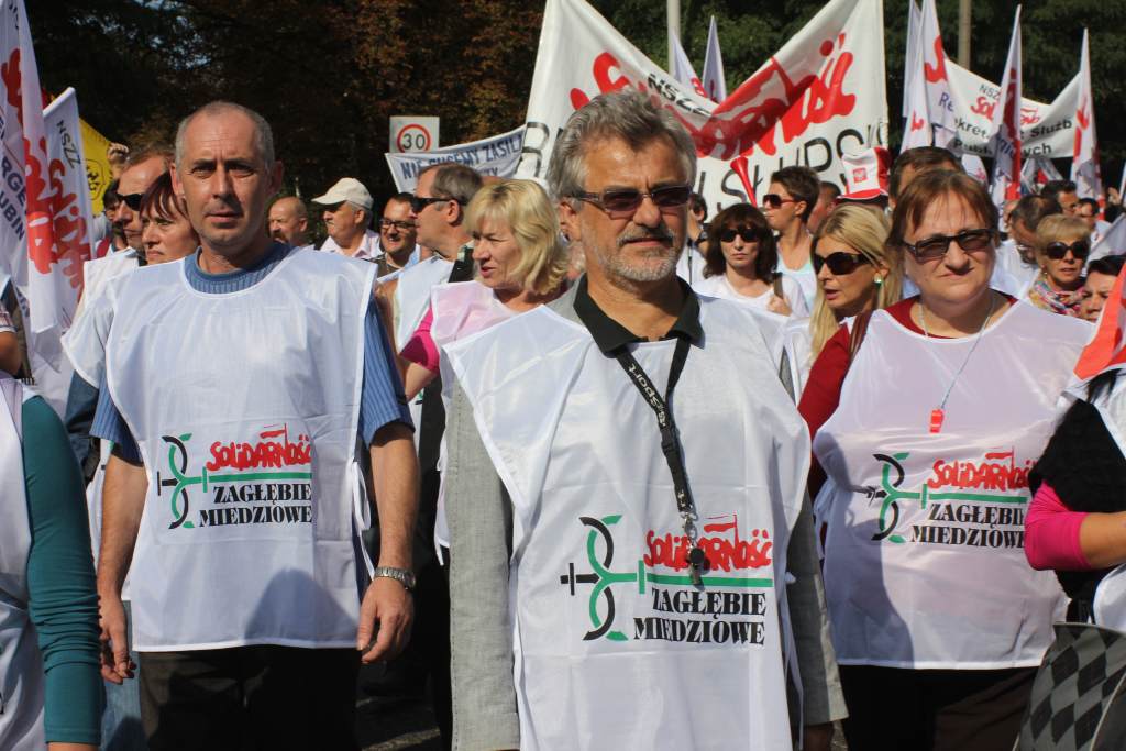 Związkowcy manifestowali we Wrocławiu