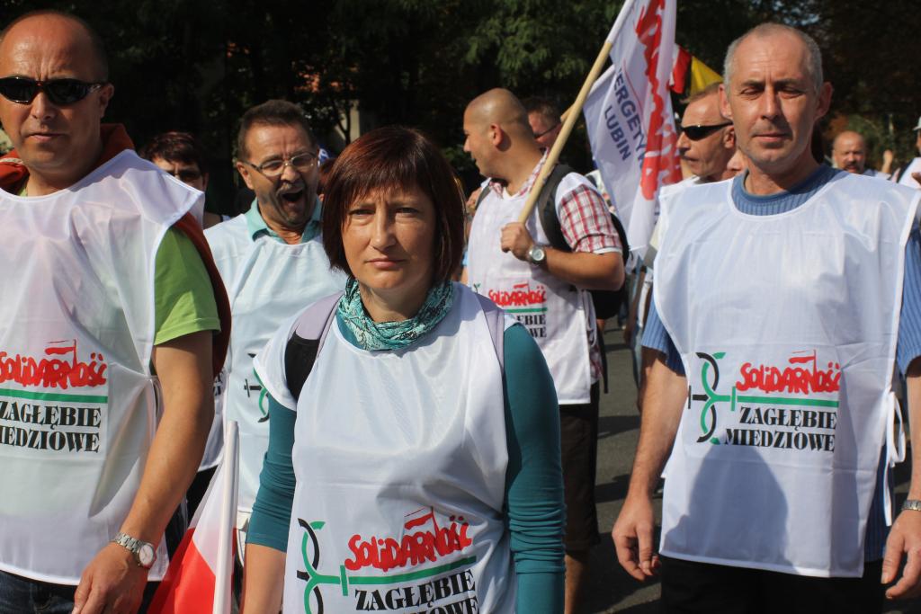 Związkowcy manifestowali we Wrocławiu