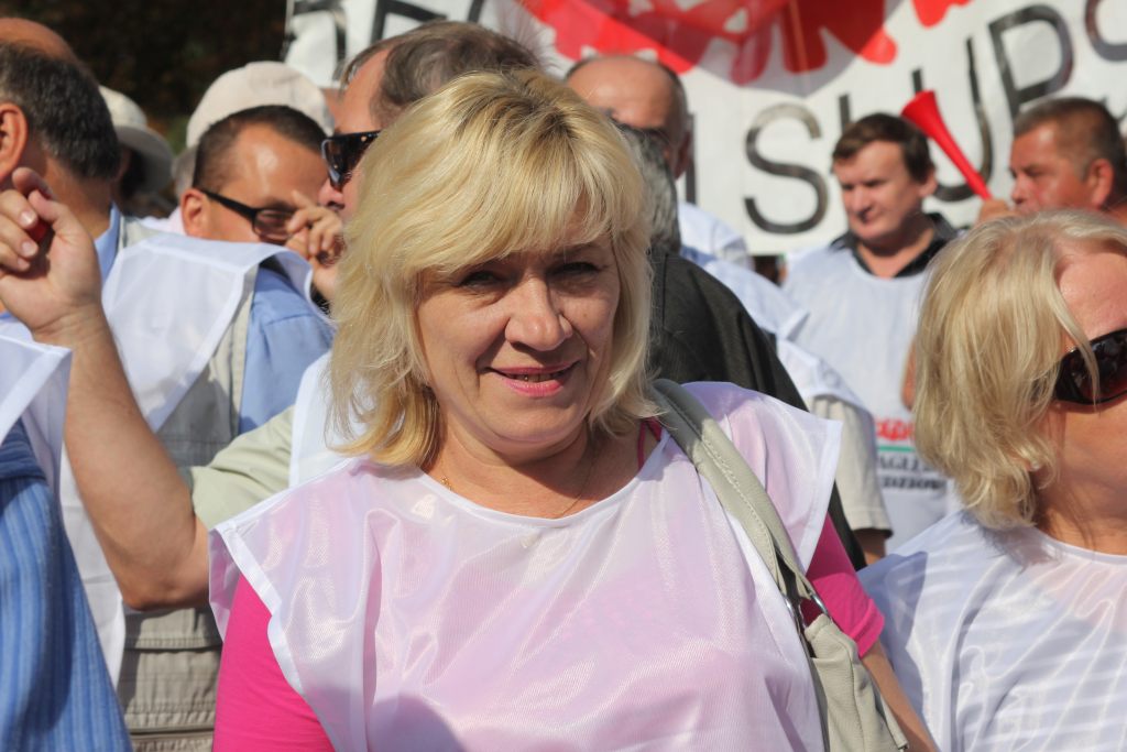 Związkowcy manifestowali we Wrocławiu