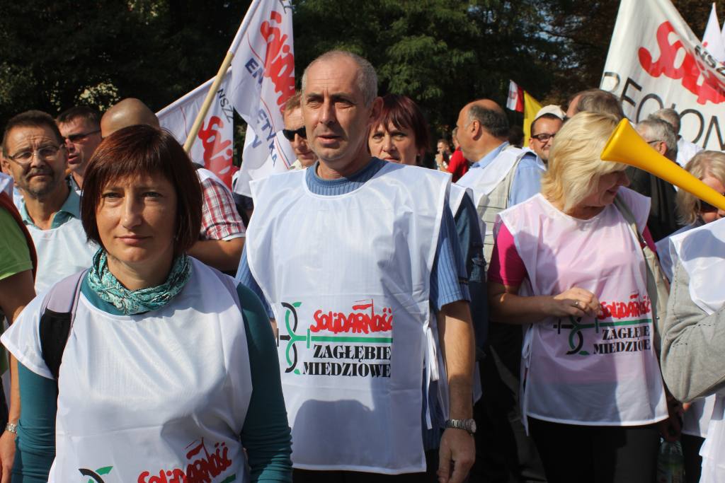 Związkowcy manifestowali we Wrocławiu