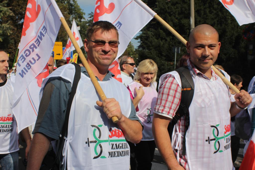 Związkowcy manifestowali we Wrocławiu