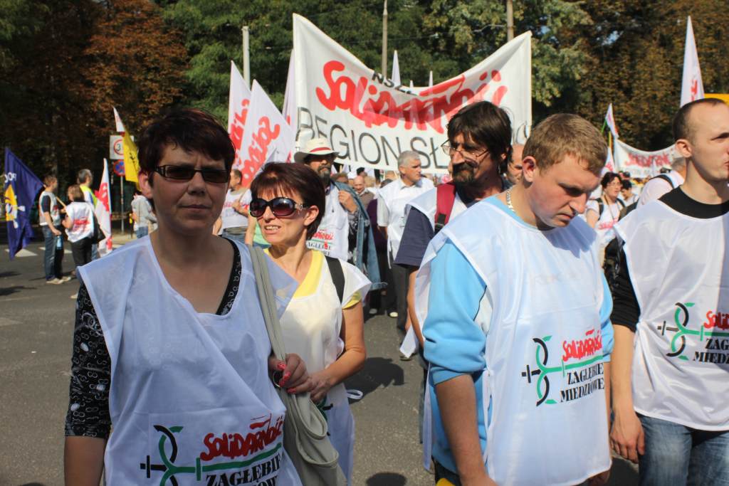 Związkowcy manifestowali we Wrocławiu
