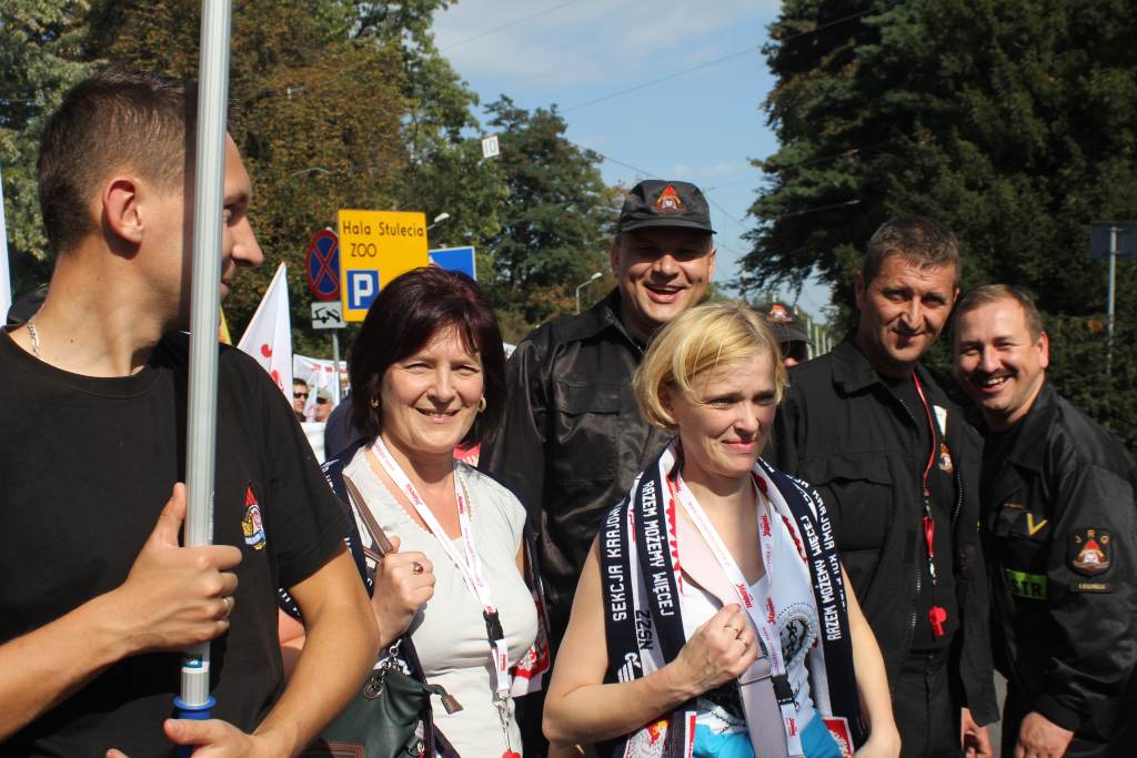 Związkowcy manifestowali we Wrocławiu