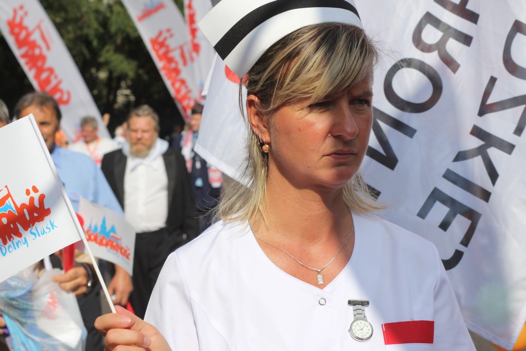 Związkowcy manifestowali we Wrocławiu