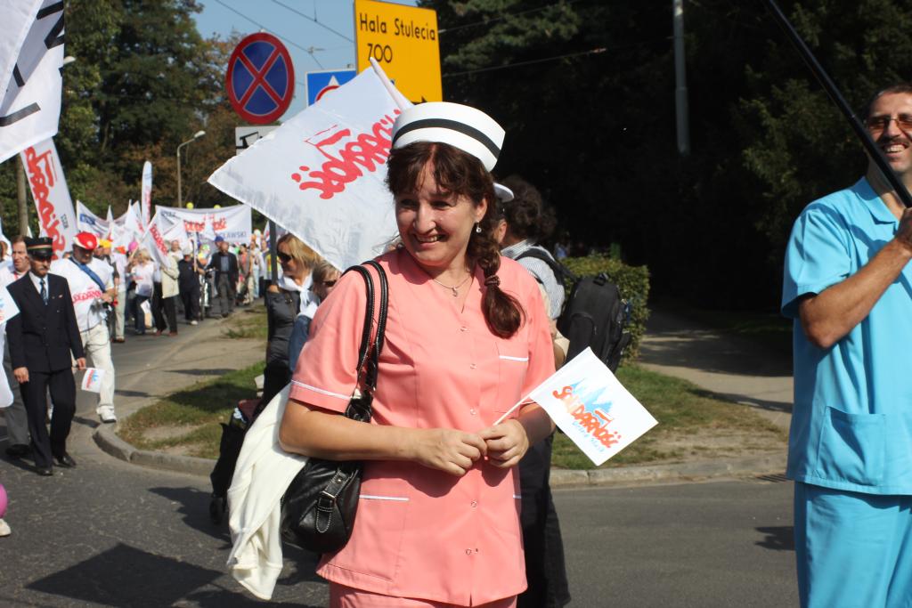 Związkowcy manifestowali we Wrocławiu