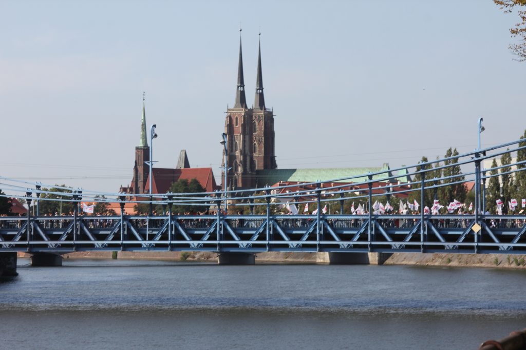 Związkowcy manifestowali we Wrocławiu