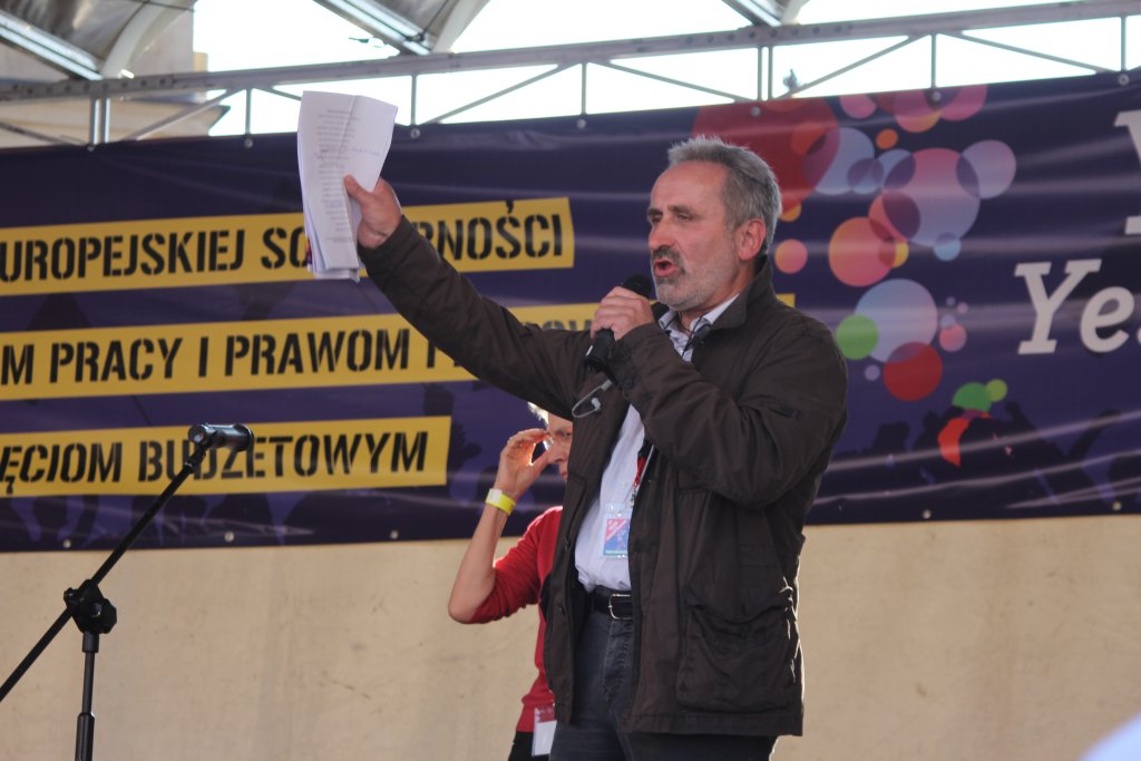 Związkowcy manifestowali we Wrocławiu