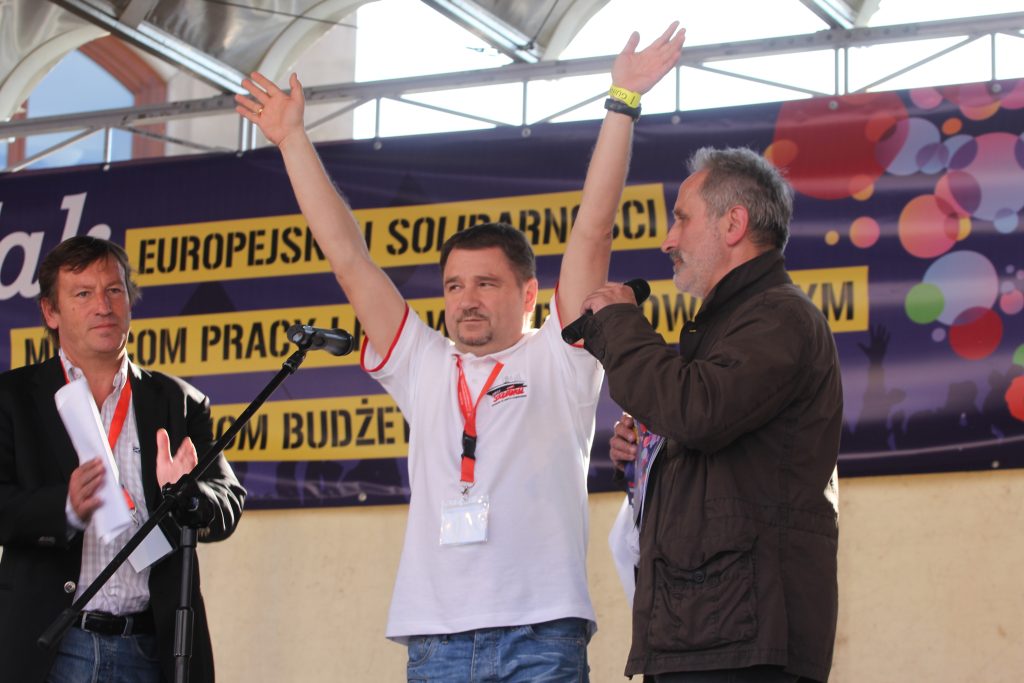 Związkowcy manifestowali we Wrocławiu