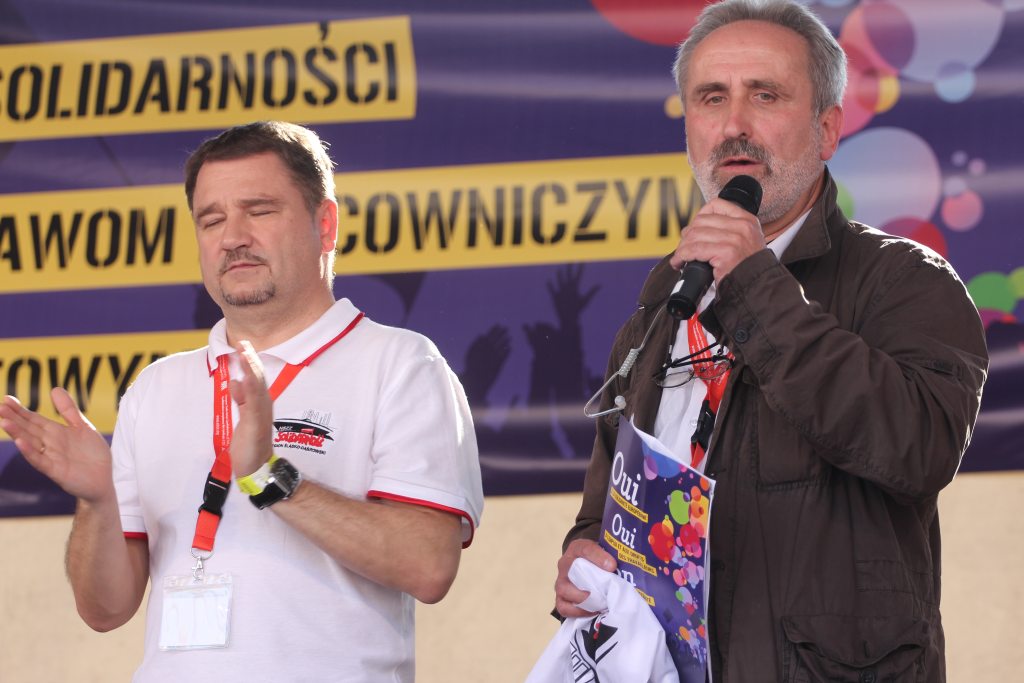 Związkowcy manifestowali we Wrocławiu