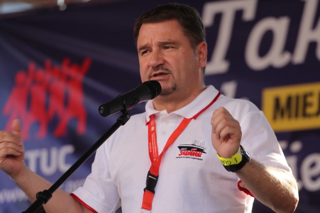 Związkowcy manifestowali we Wrocławiu
