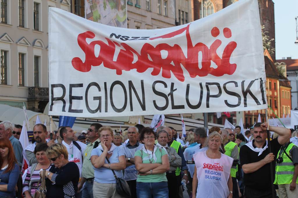 Związkowcy manifestowali we Wrocławiu
