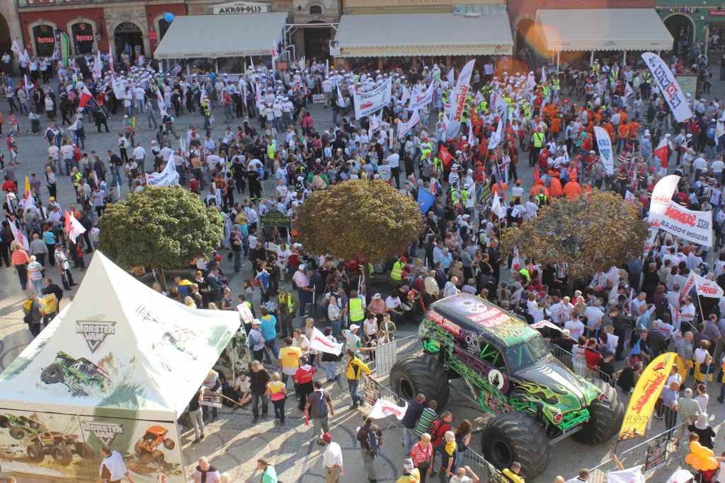 Związkowcy manifestowali we Wrocławiu