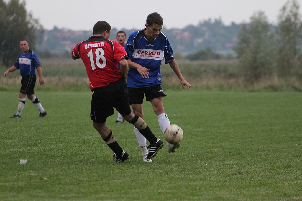Błękitni - Sparta 1:5