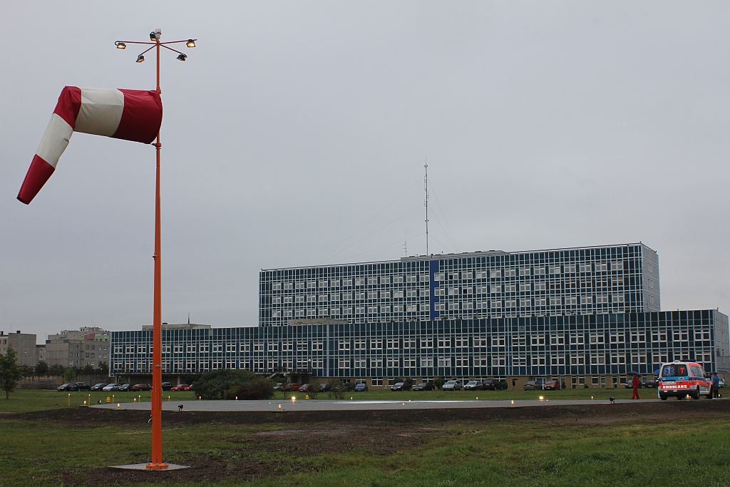 Otwarcie heliportu w Legnicy