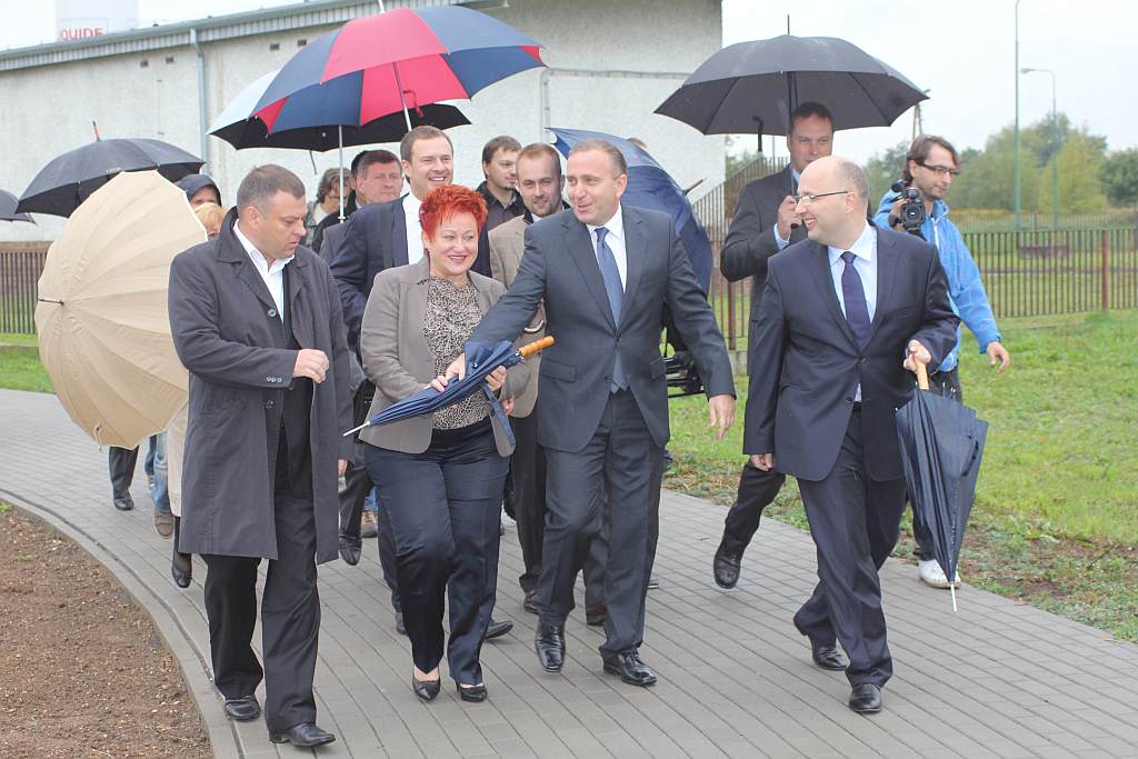 Otwarcie heliportu w Legnicy