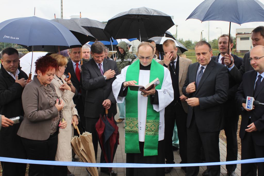 Otwarcie heliportu w Legnicy