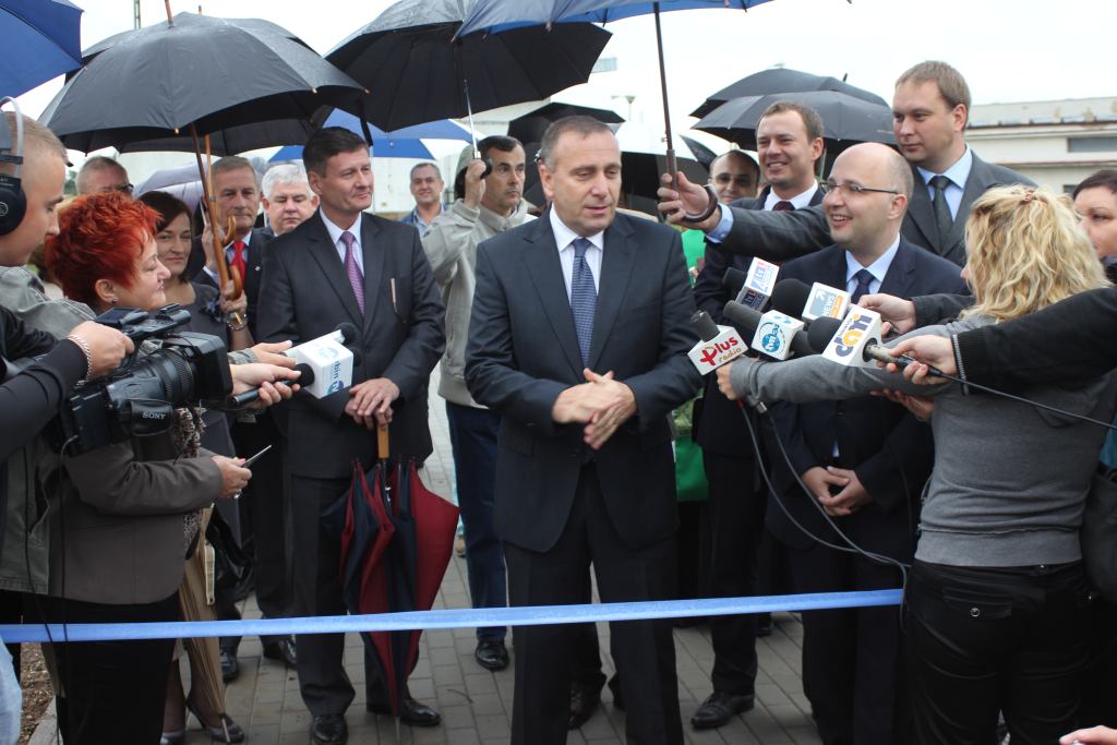Otwarcie heliportu w Legnicy