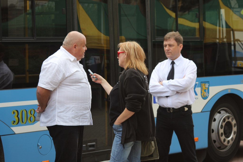 Autobusy MPK w legnickim Rynku