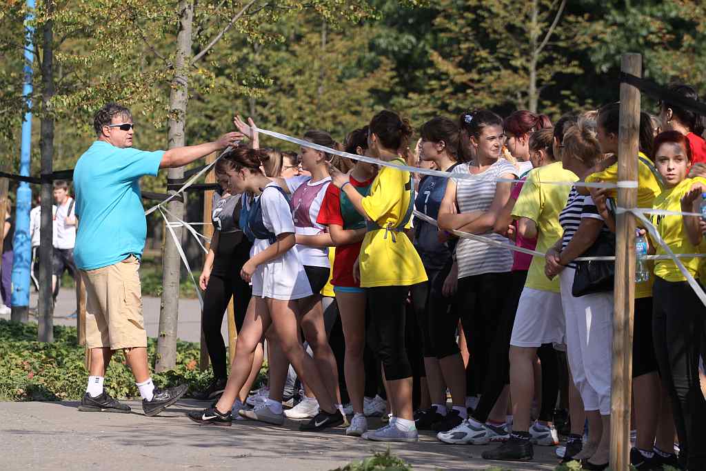 Biegi przełajowe w legnickim parku