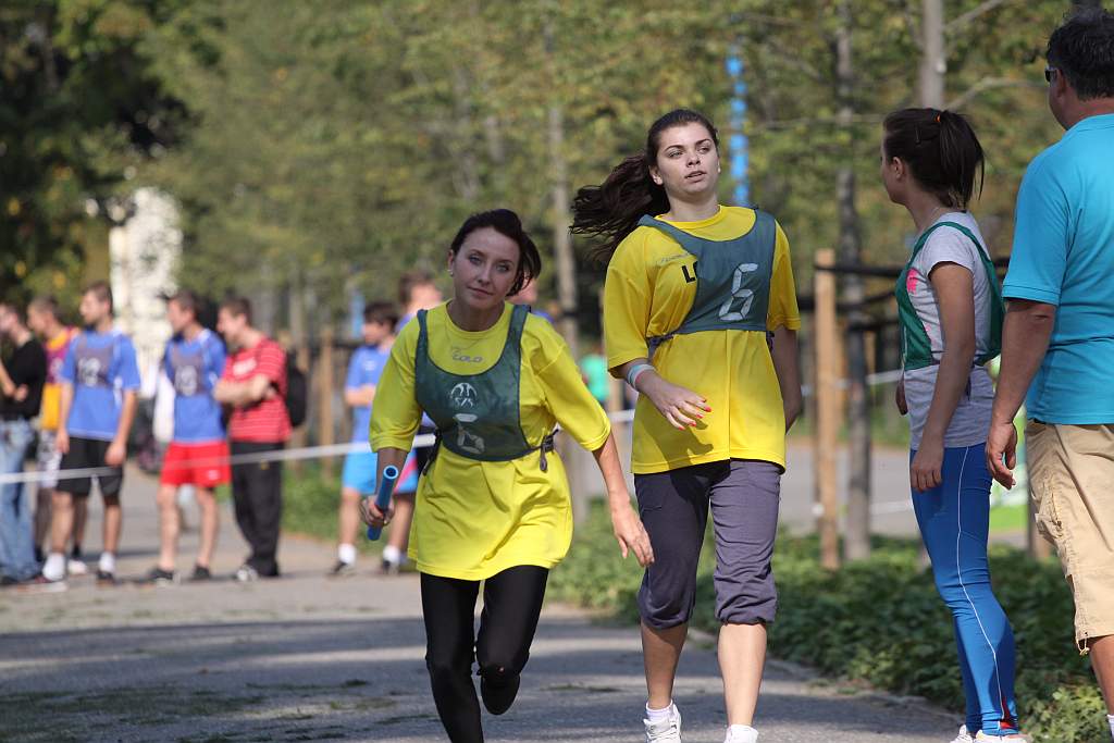 Biegi przełajowe w legnickim parku