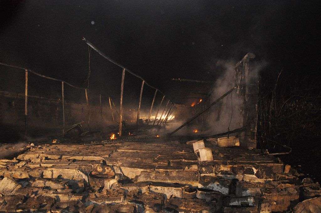 Pożar w Kawicach