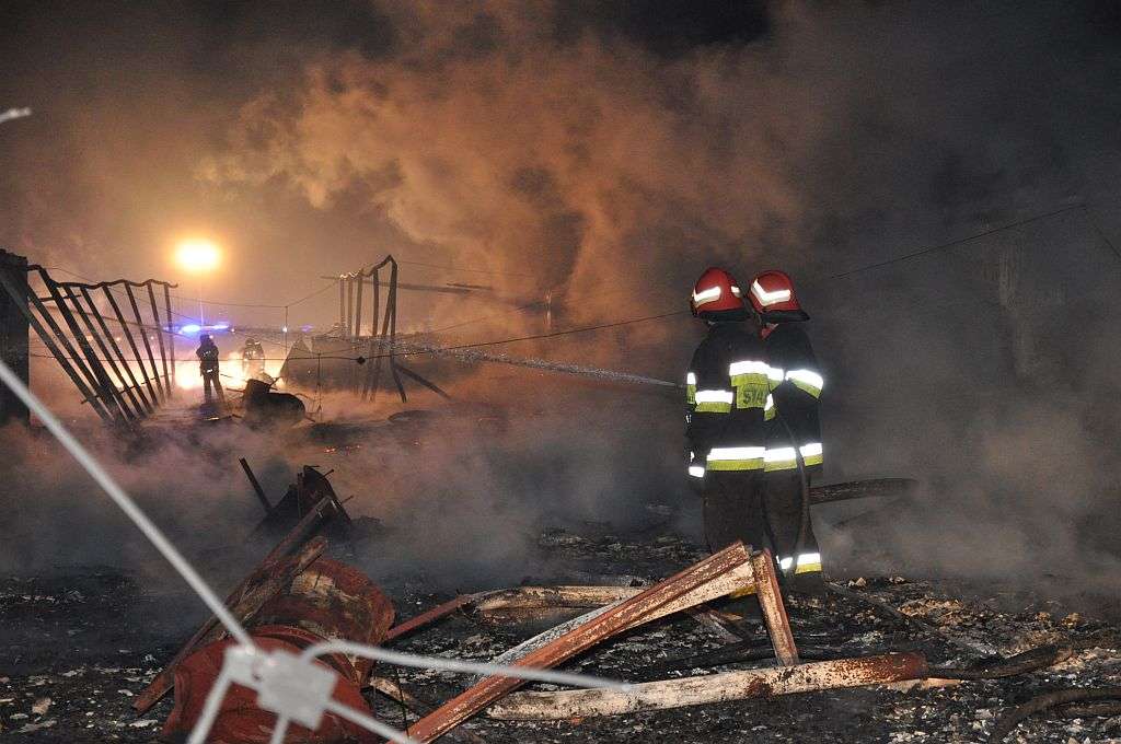 Pożar w Kawicach