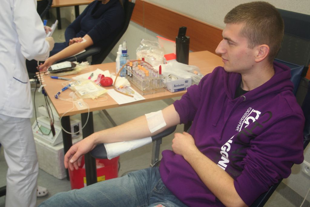 Studenci zbierali krew dla chorego 6-latka