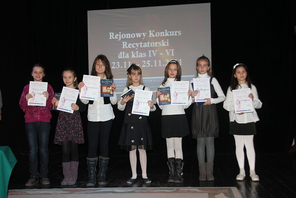 Rejonowy Konkurs Recytatorski klas IV