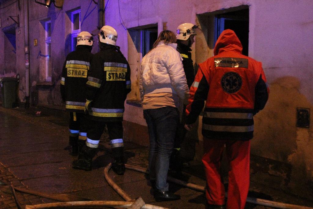 Pożar mieszkania przy ulicy Kartuskiej
