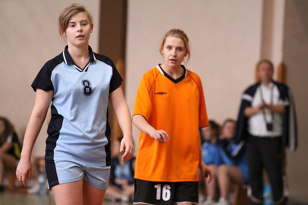 Finały Licealiady dziewcząt w Halowej Piłce Nożnej cz1