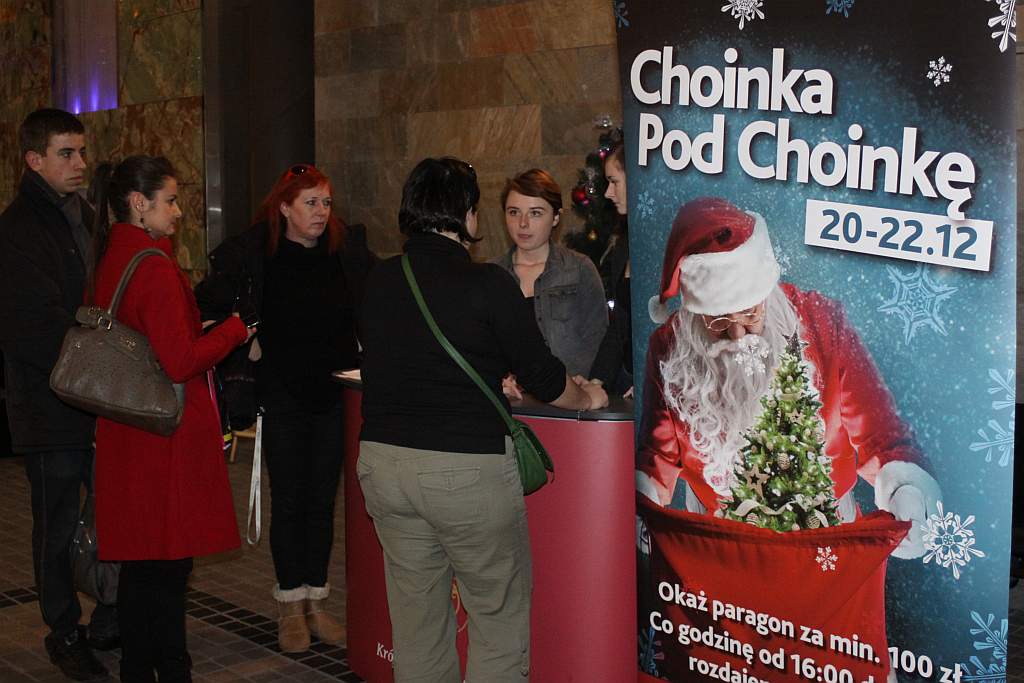 Choinka pod choinkę w Galerii Piastów