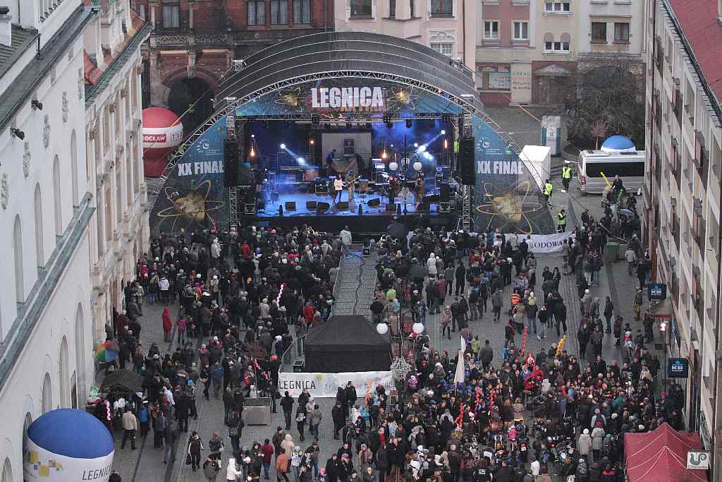 Wielka Orkiestra Świątecznej Pomocy nad Legnicą