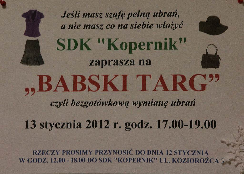 Babski Targ w DK Kopernik