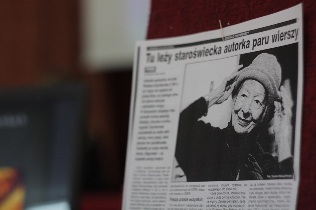 Przedstawienie ku pamięci Wisławy Szymborskiej