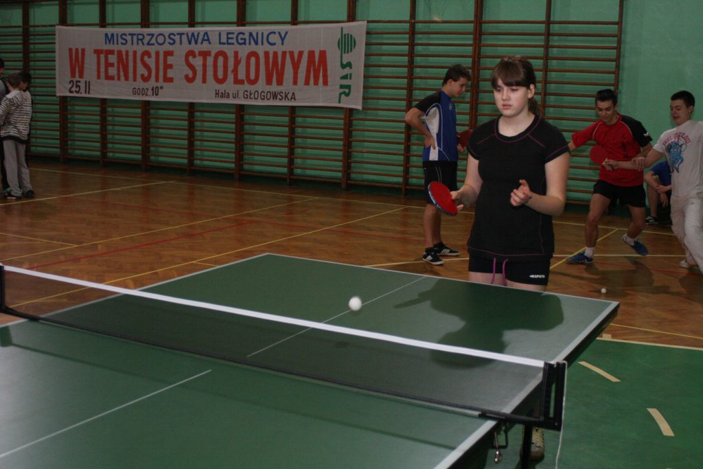 MISTRZOSTWA LEGNICY W TENISIE STOŁOWYM