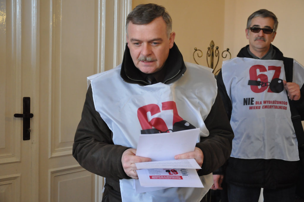Związkowcy odwiedzili legnickie biura poselskie