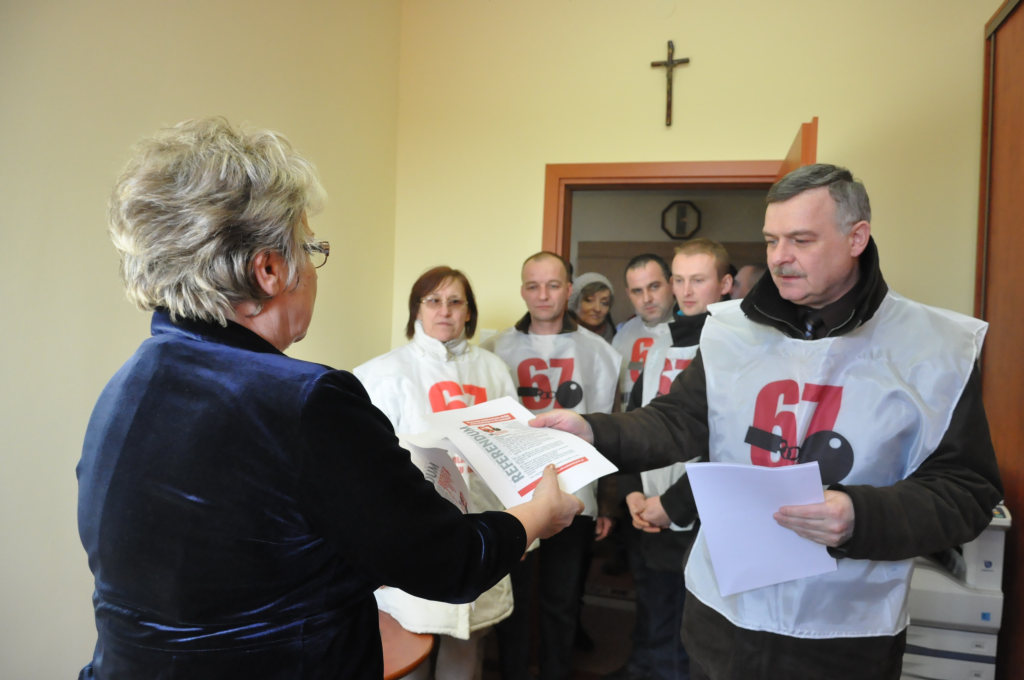 Związkowcy odwiedzili legnickie biura poselskie